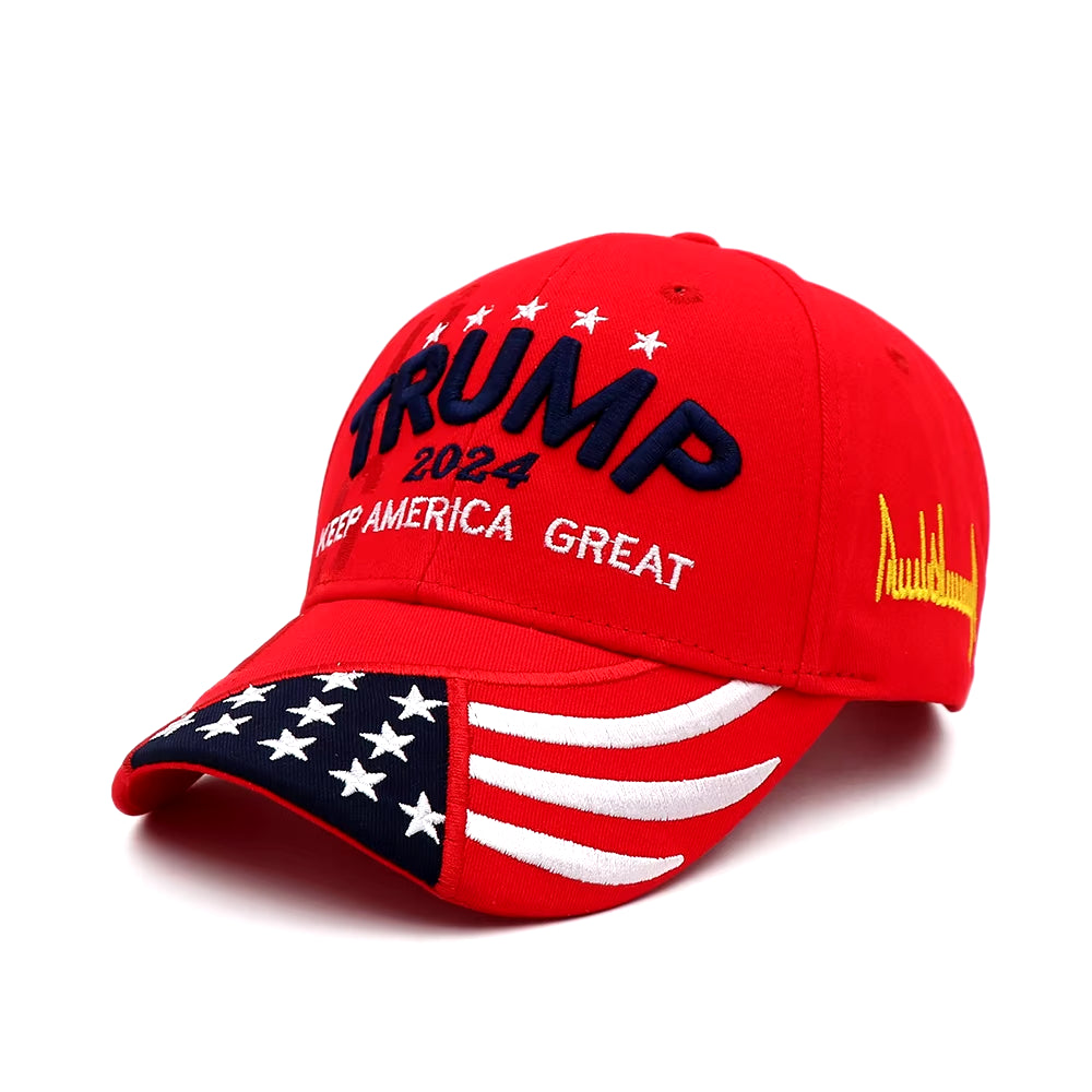 Donald Trump Hat Camouflage Cap Keep America Great MAGA Hat President 2024 American Flag USA Baseball Caps